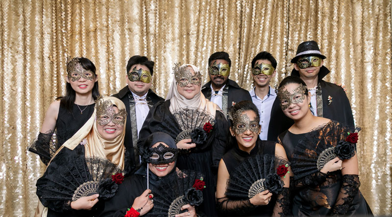 Large backdrop for Photobooth